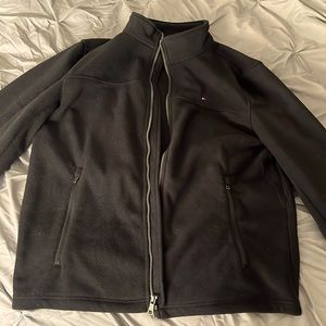 NWT XL Tommy Hilfiger zip up fleece in black
